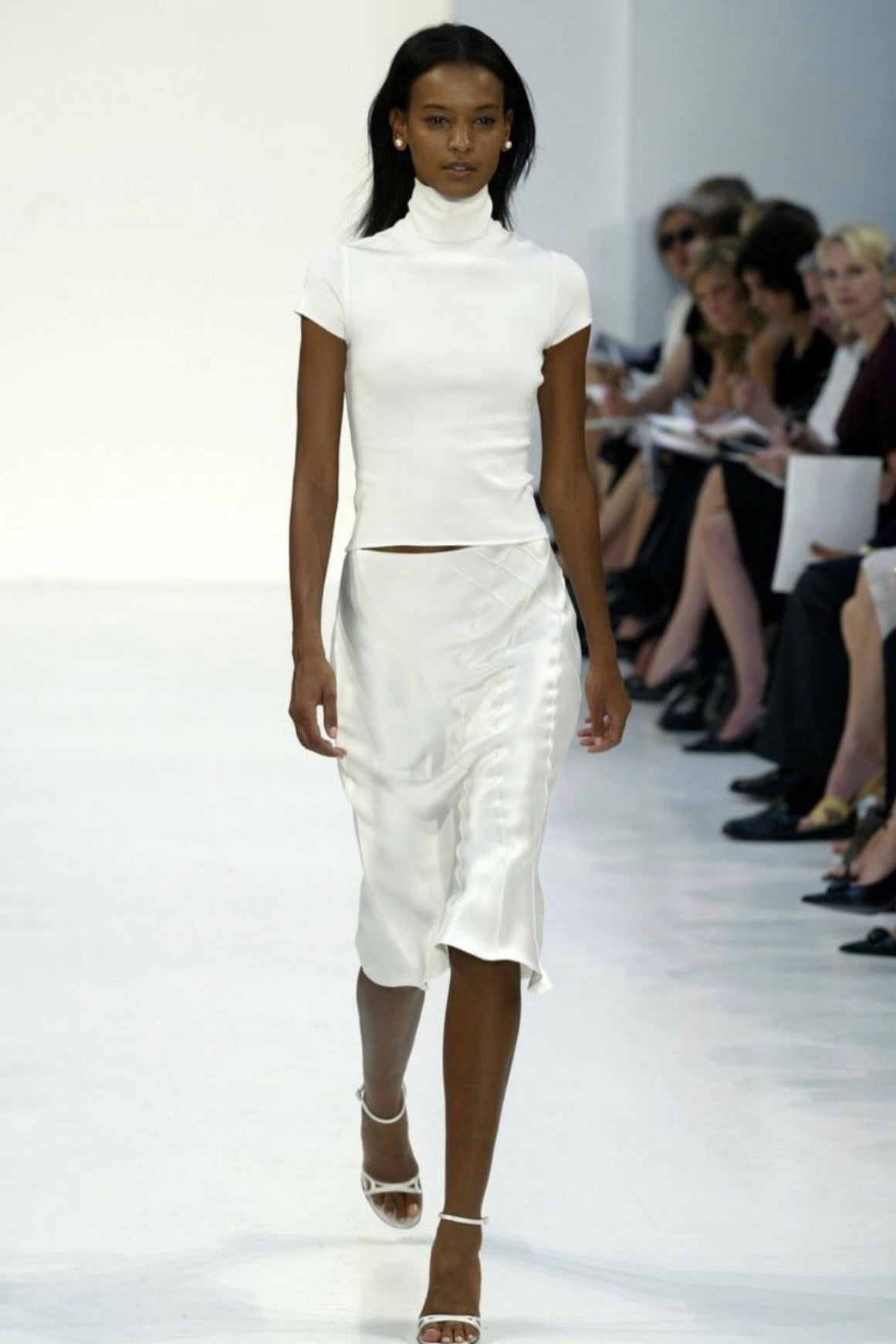 SS 2004 Ralph Lauren Collection Silk Bias Skirt (M)