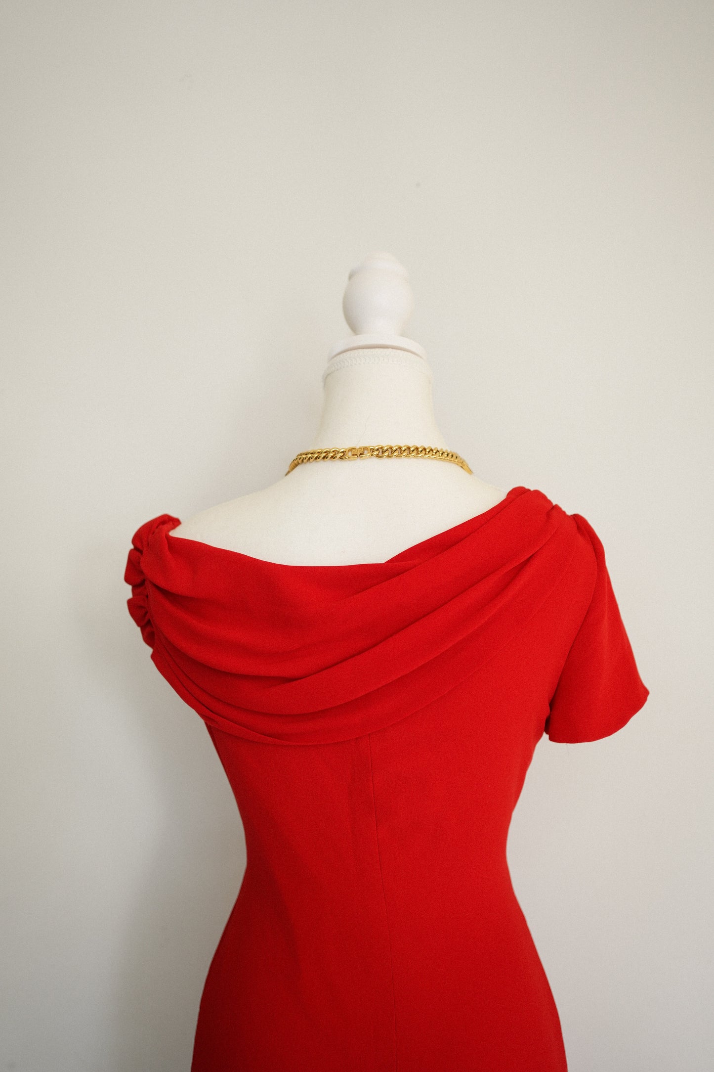 Vintage Valentino Red Cocktail Dress