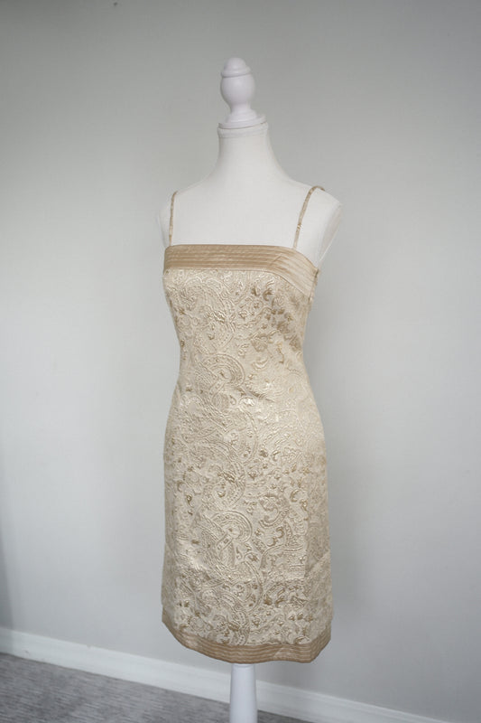 Escada Couture Brocade Dress (S)