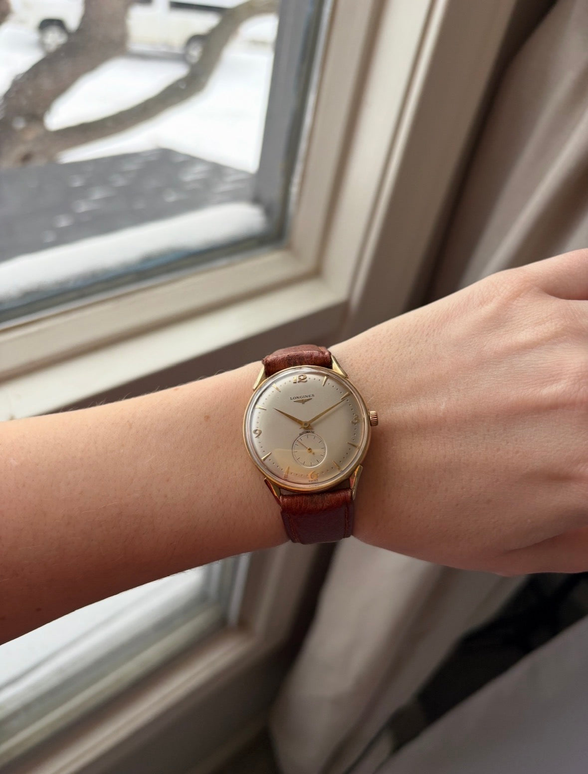 Vintage Longines Solid 14k Gold Watch