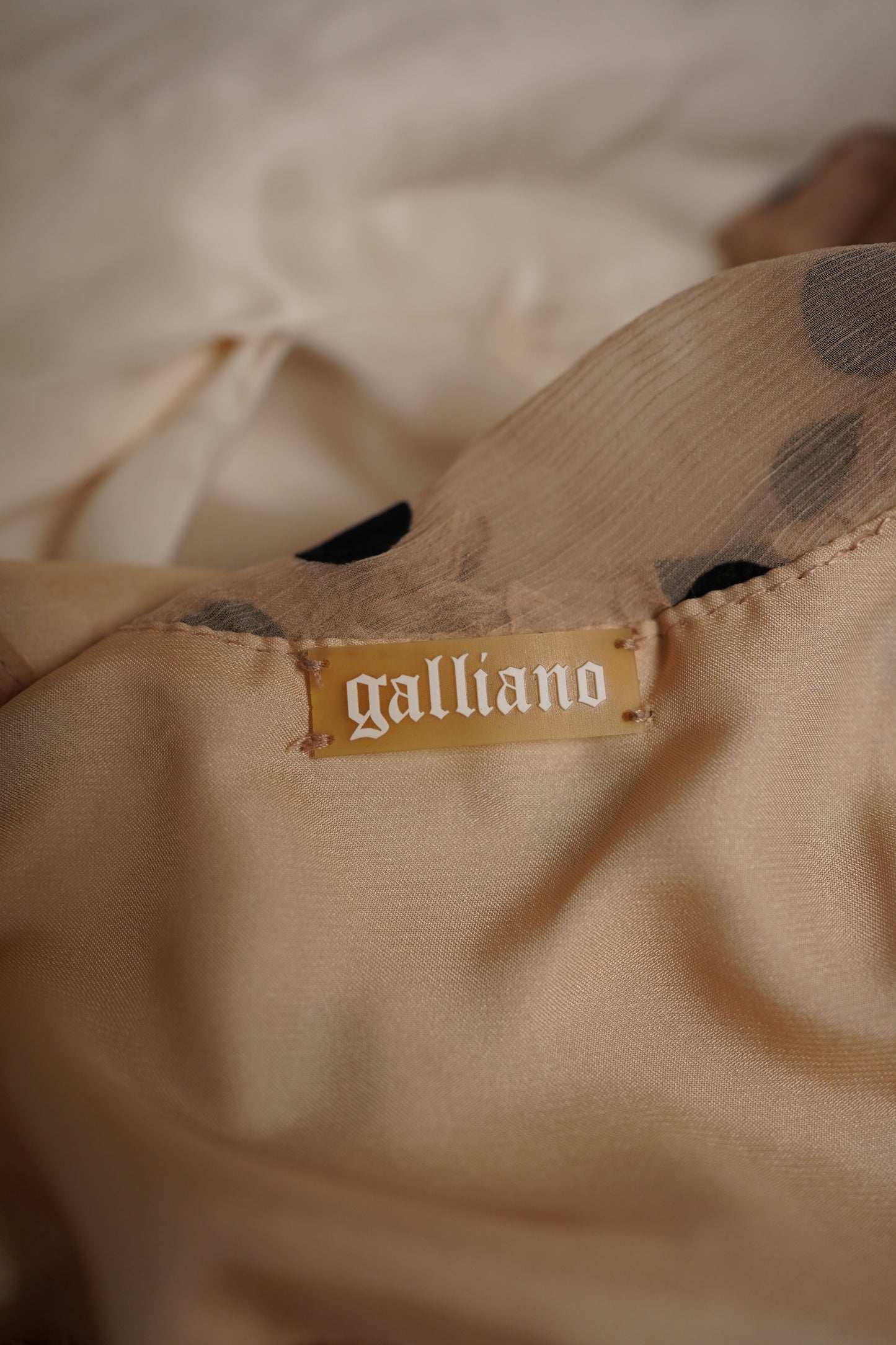 Galliano 2008 Ad Campaign Polka Dot Dress