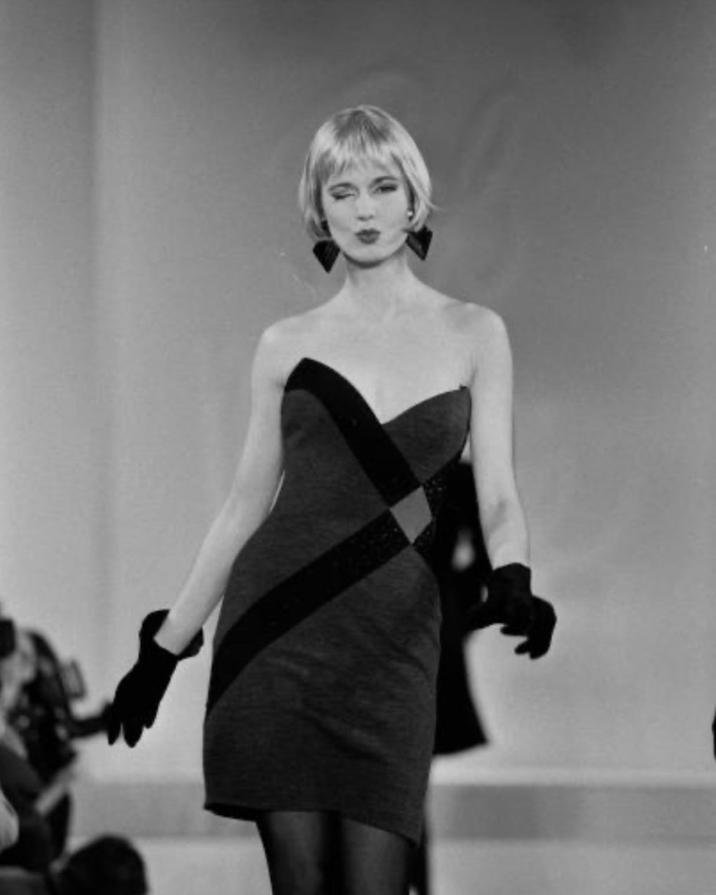 FW 1991 Runway Bob Mackie Dress – Sheer Vintage FW 1991 Runway Bob Mackie Dress – Sheer Vintage