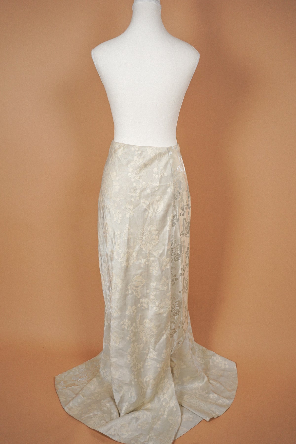 Ralph Lauren Holiday Silk Jacquard Skirt (M)