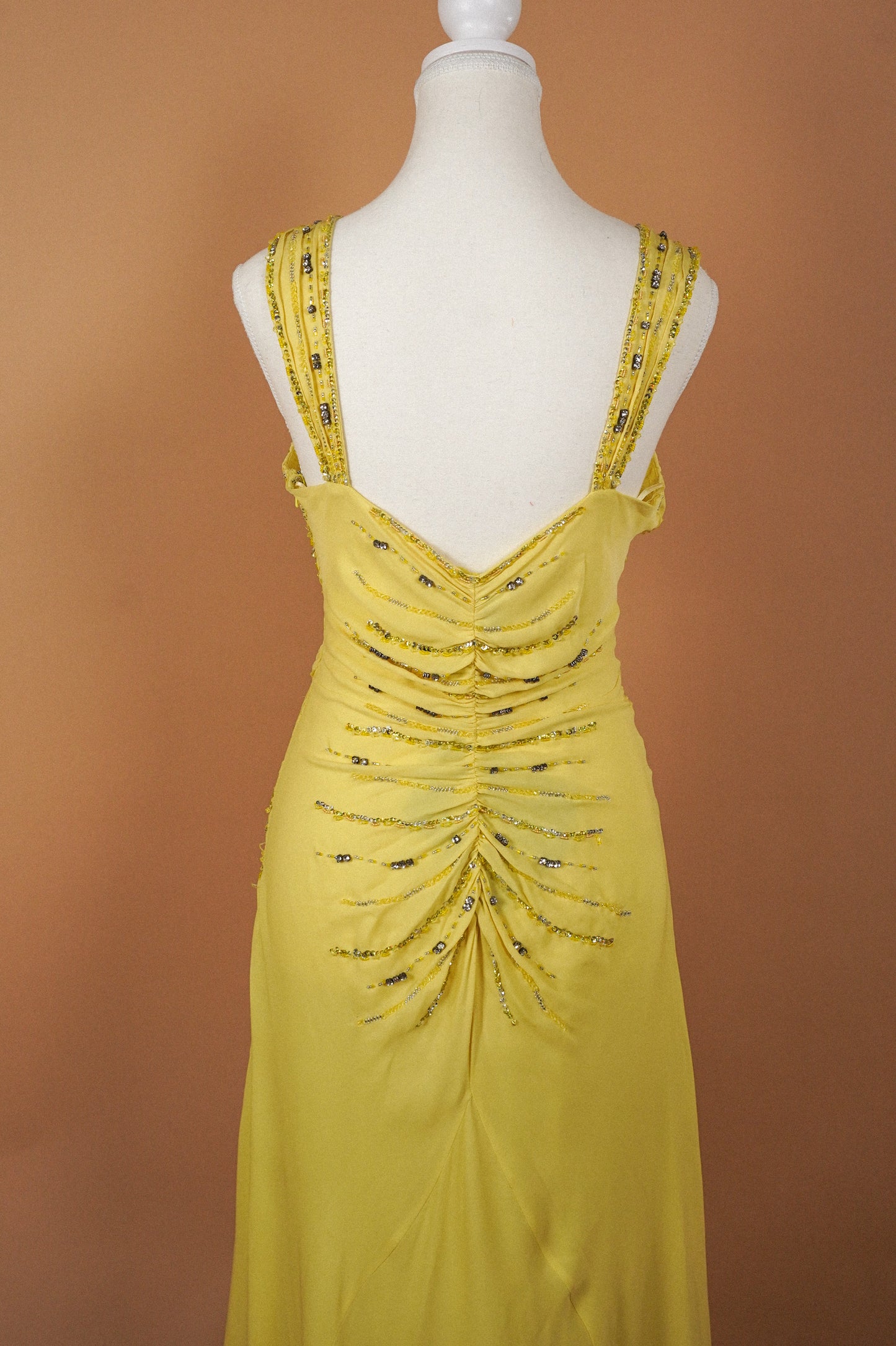 Roberto Cavalli Class Lemon Yellow Gown (M-L)