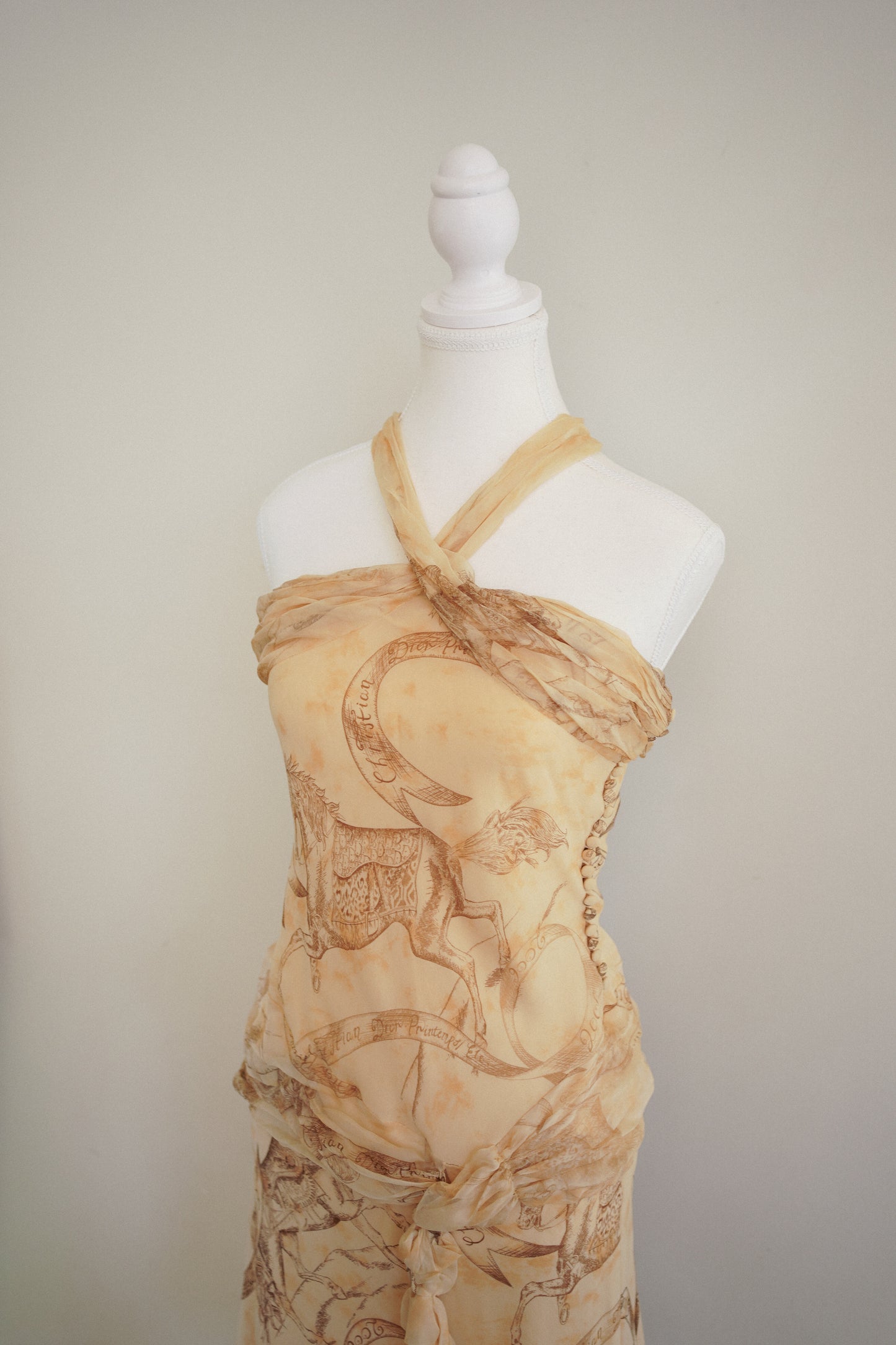 SS 2006 Christian Dior Dress - Runway Print