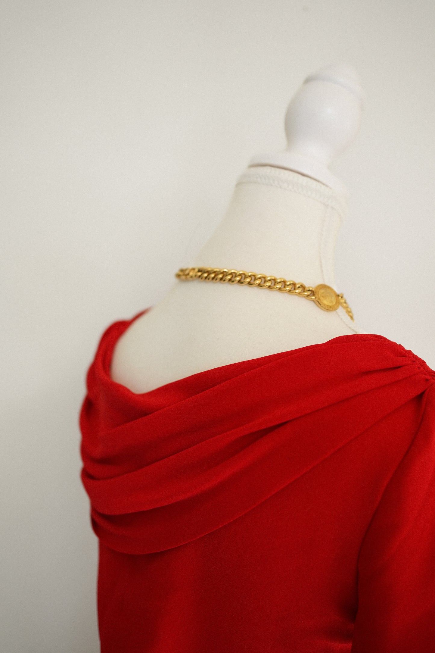 Vintage Valentino Red Cocktail Dress