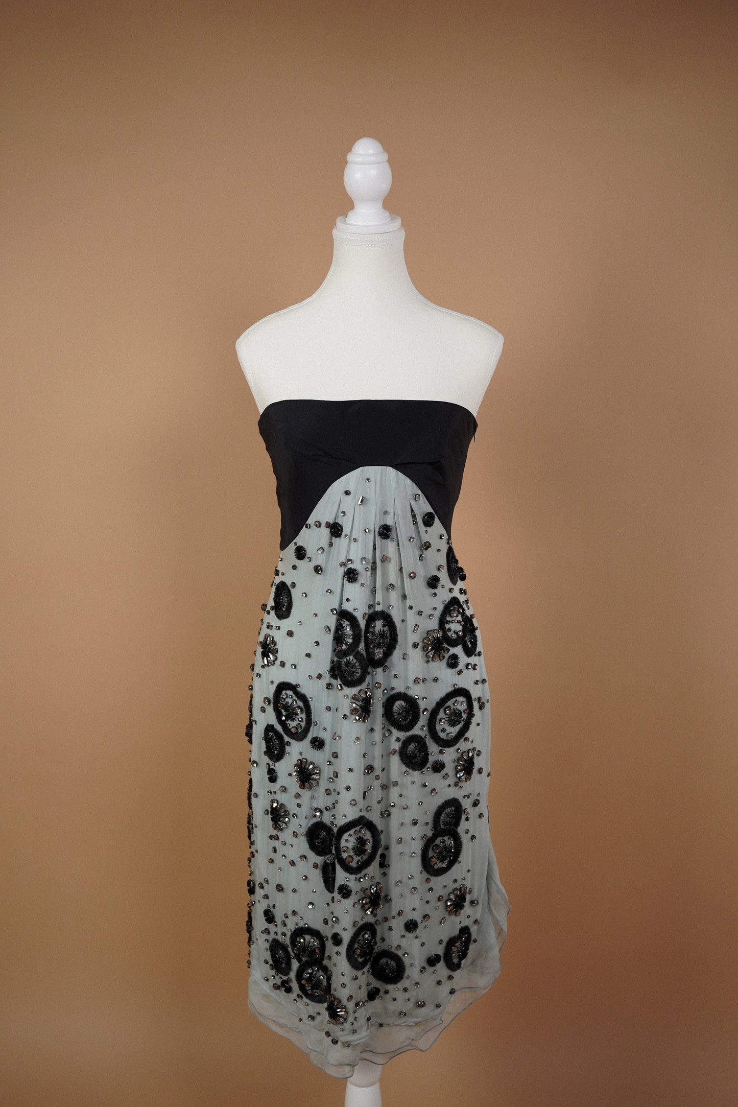 Valentino SS 2009 Blue Silk Runway Dress (M-L)