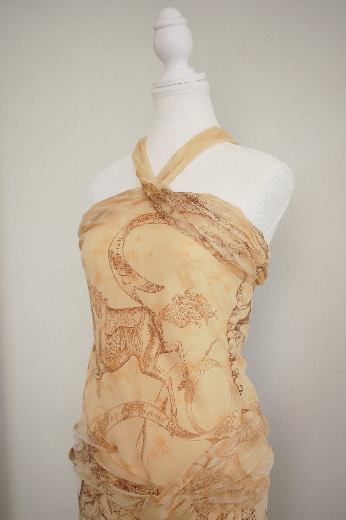 SS 2006 Christian Dior Dress - Runway Print