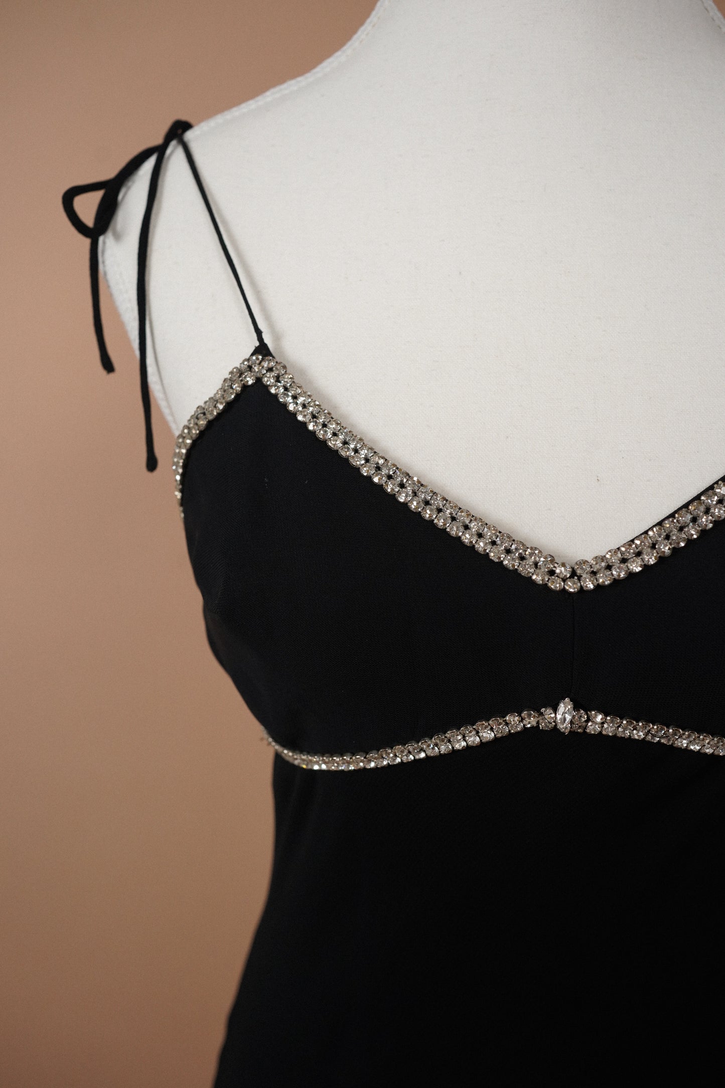SS 1995 Dolce & Gabbana Black Mini Dress (S)