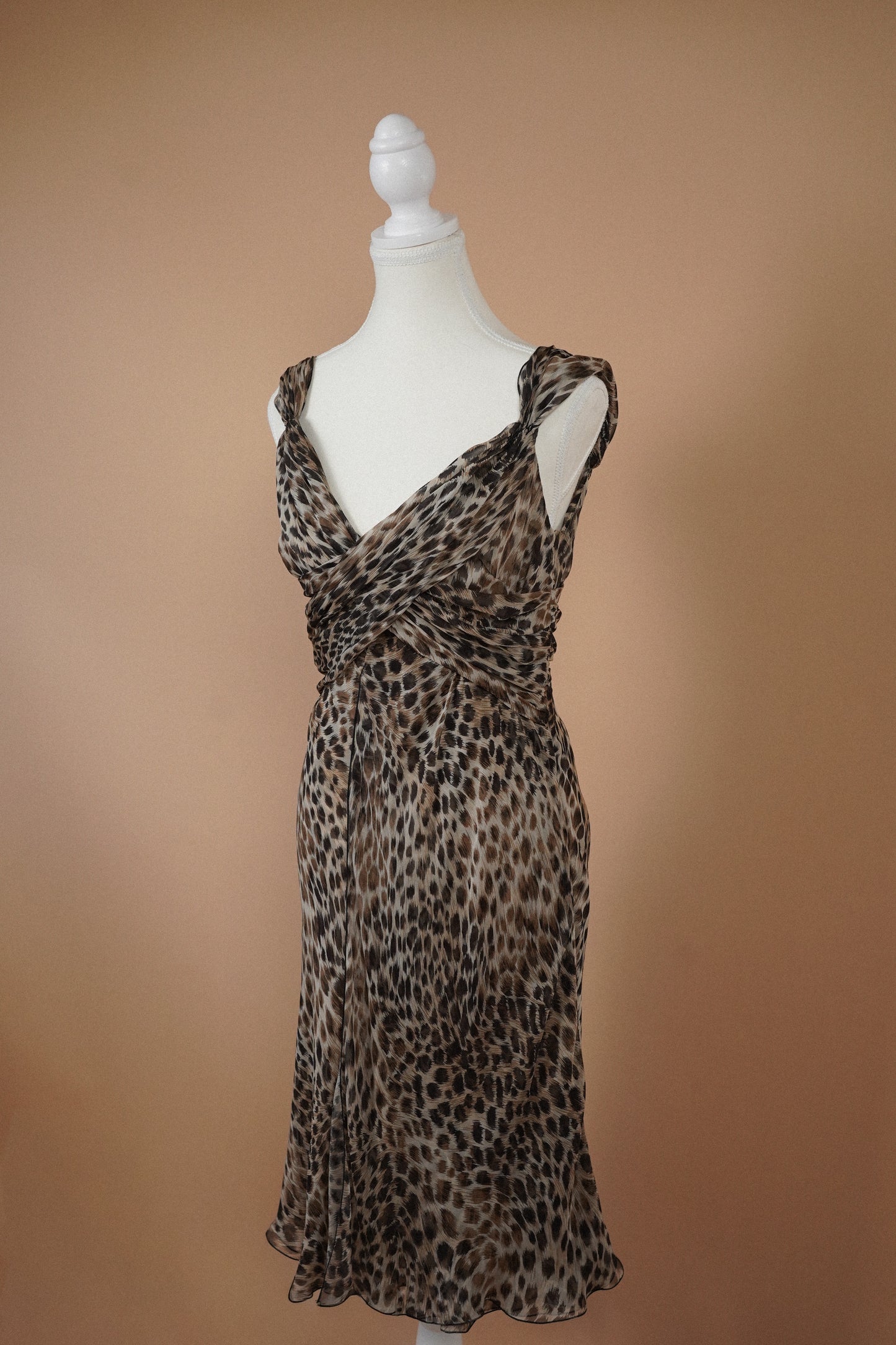 Early 00’s Valentino Leopard Dress (S-M)