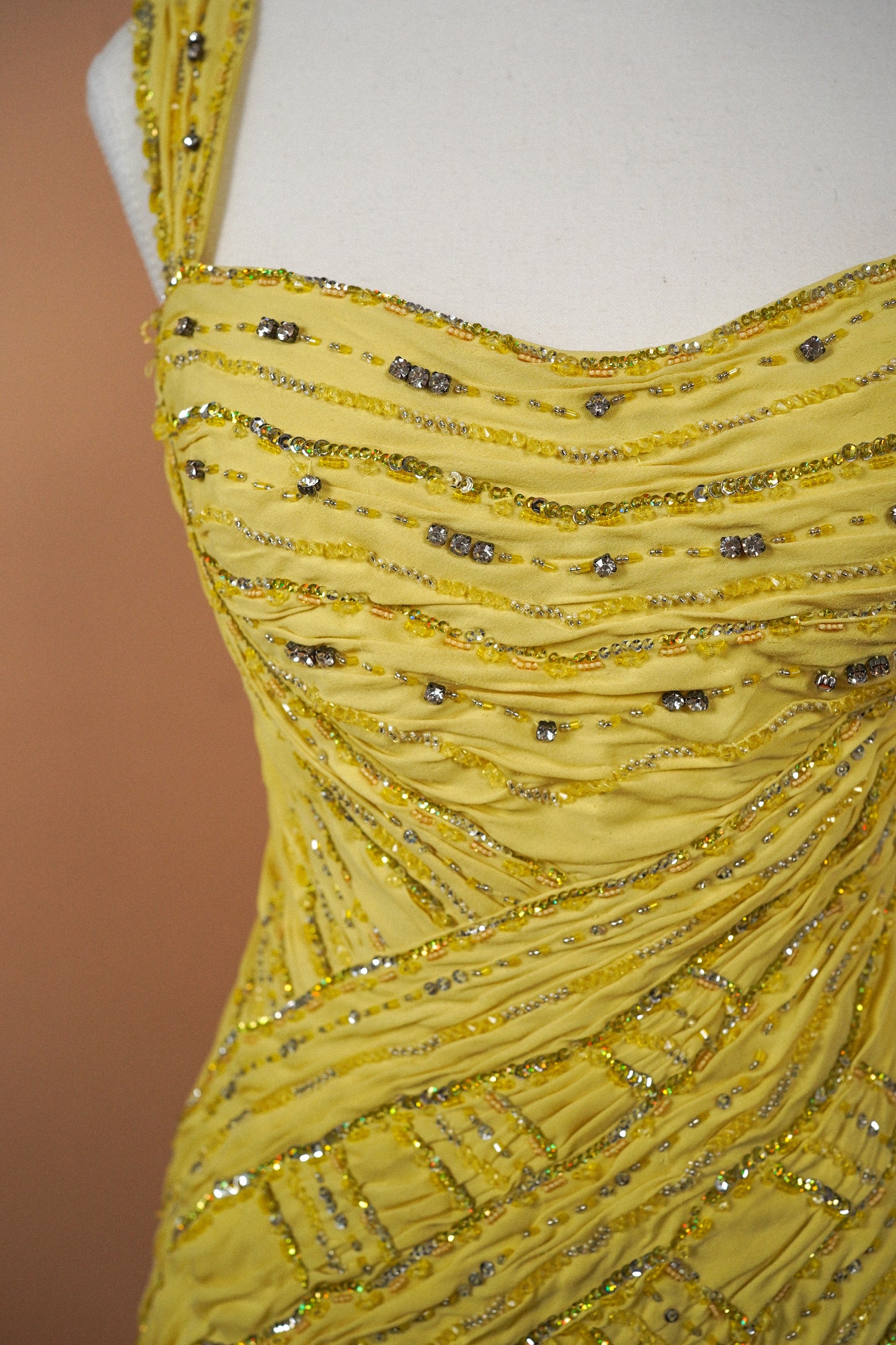 Roberto Cavalli Class Lemon Yellow Gown (M-L)
