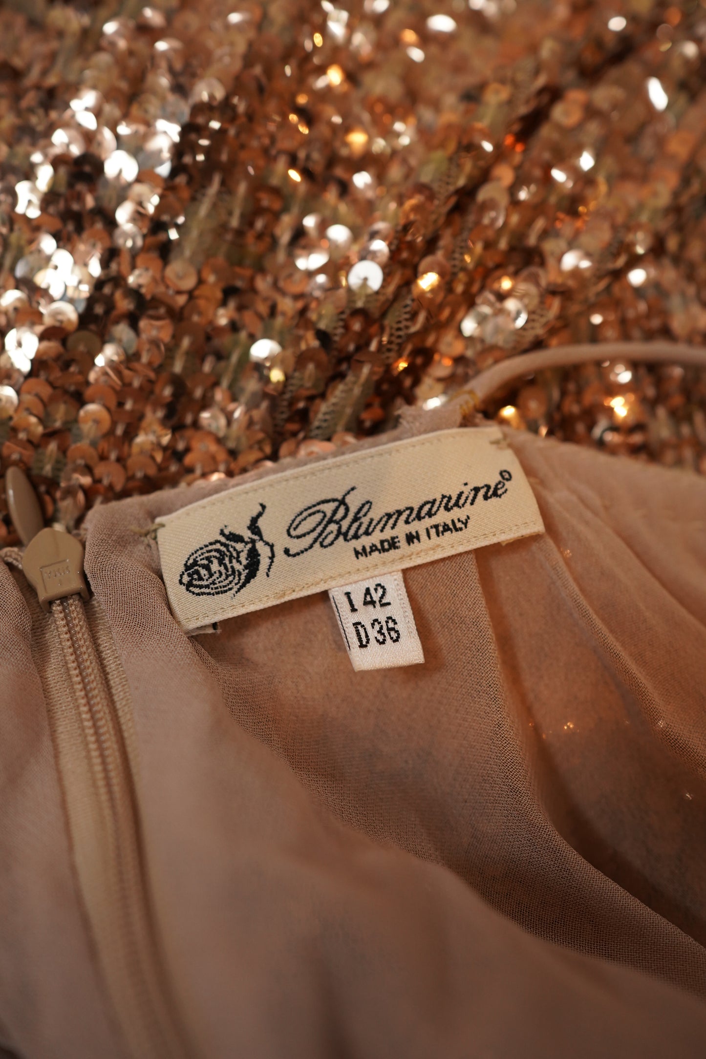 Blumarine Sequin Dress (M)