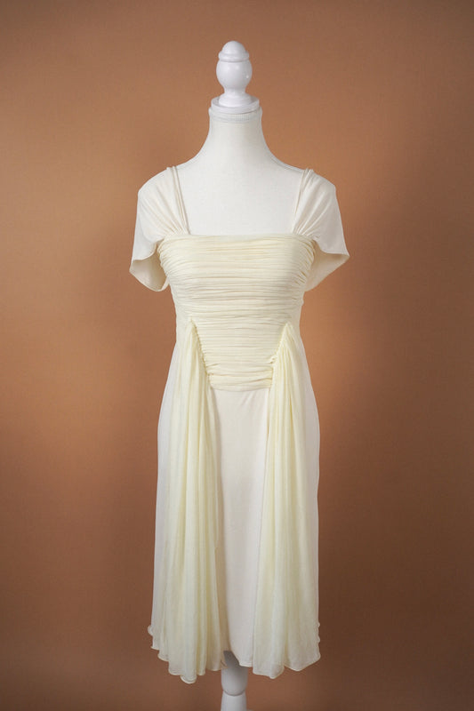 Yves Saint Laurent Ivory Dress (S)