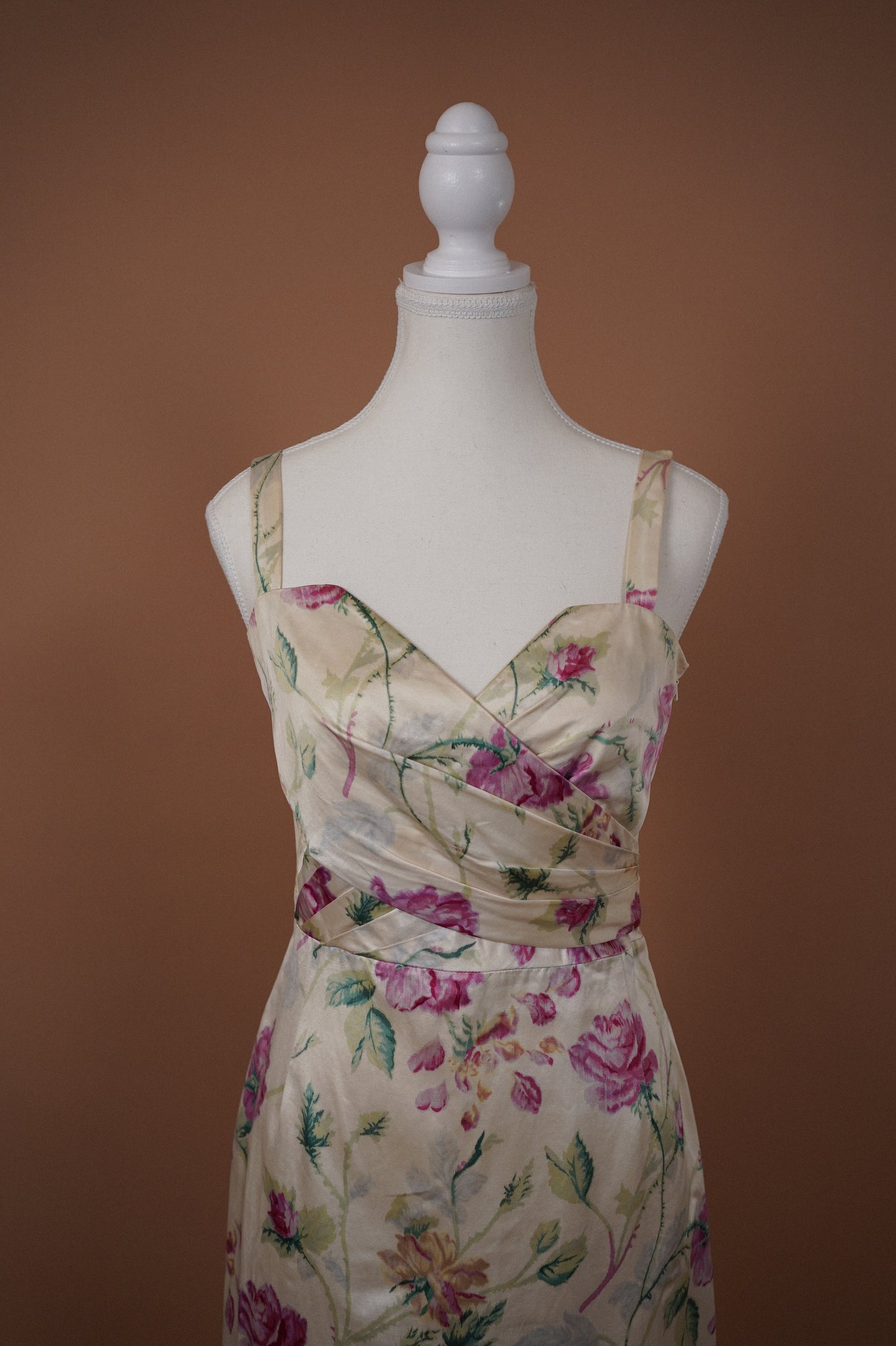 Christian Dior Cream & Floral Dress
