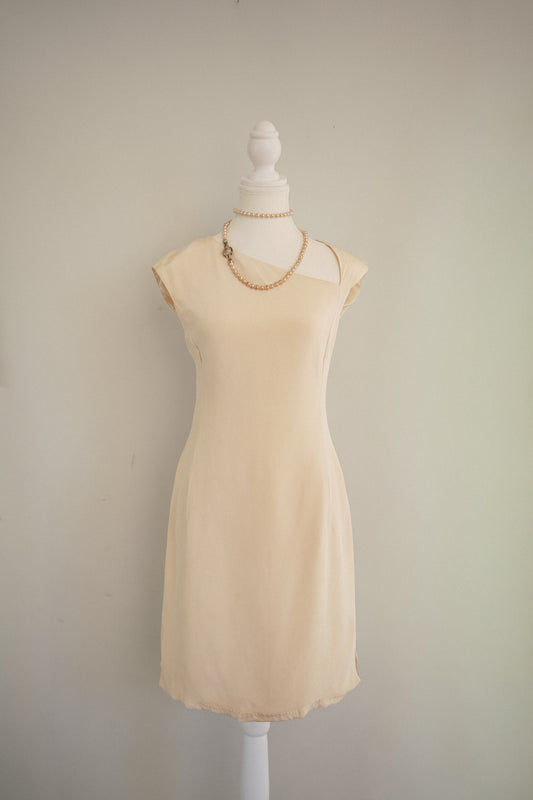 Valentino Boutique Asymmetrical Silk Dress (M)