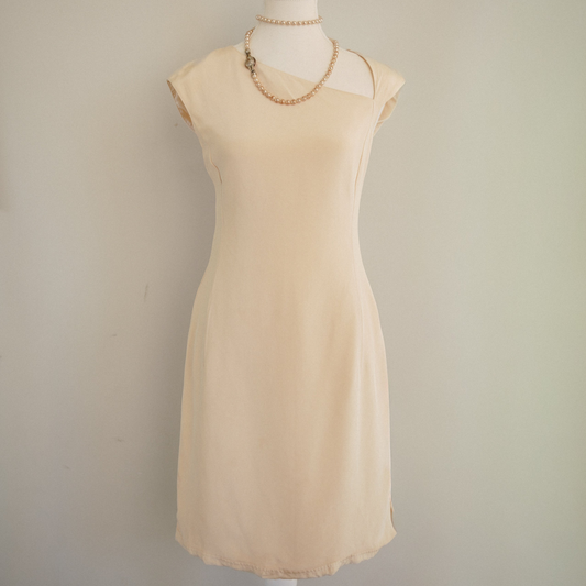 Valentino Boutique Asymmetrical Silk Dress