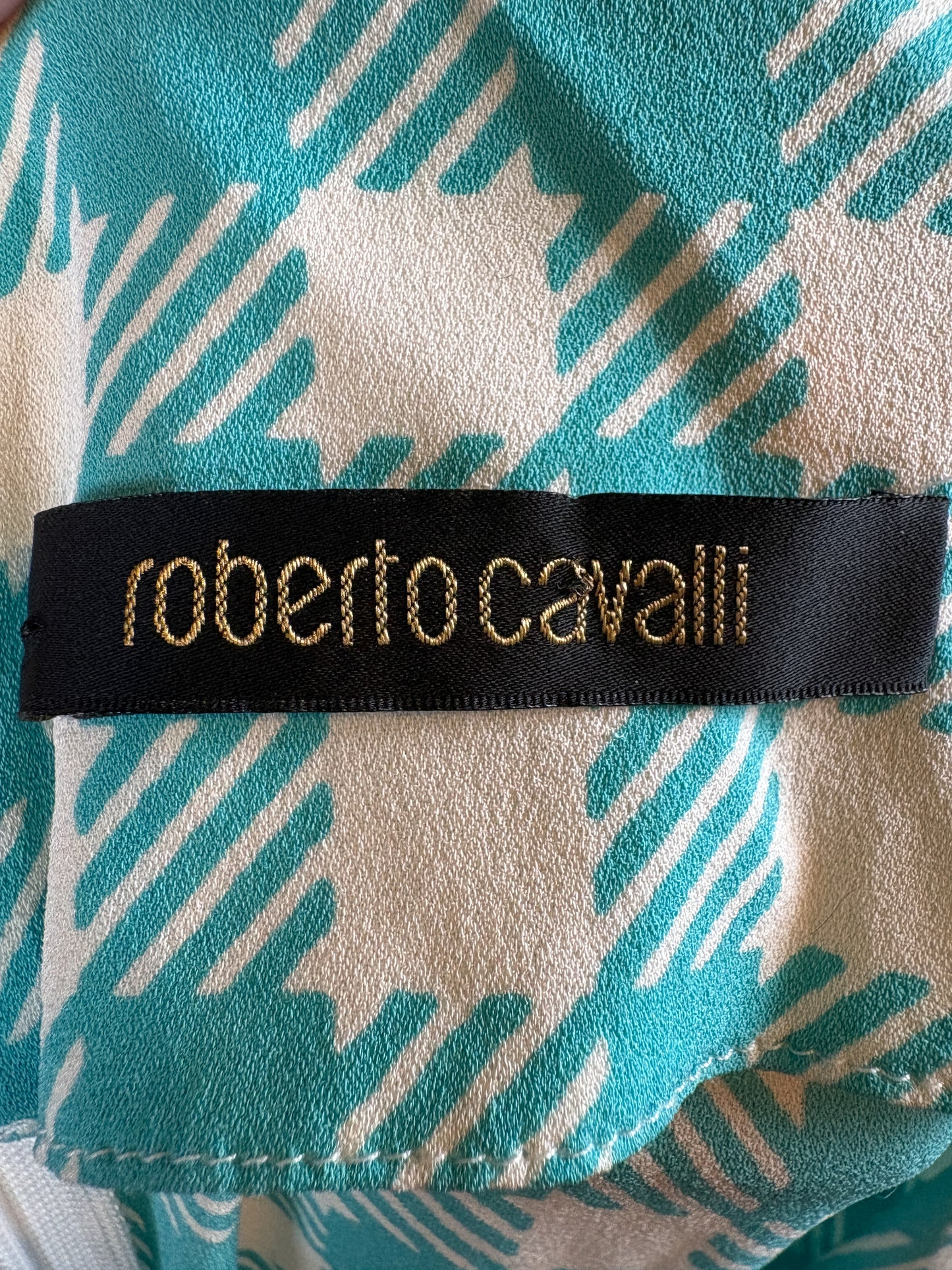 Roberto Cavalli 2006 Gingham Dress