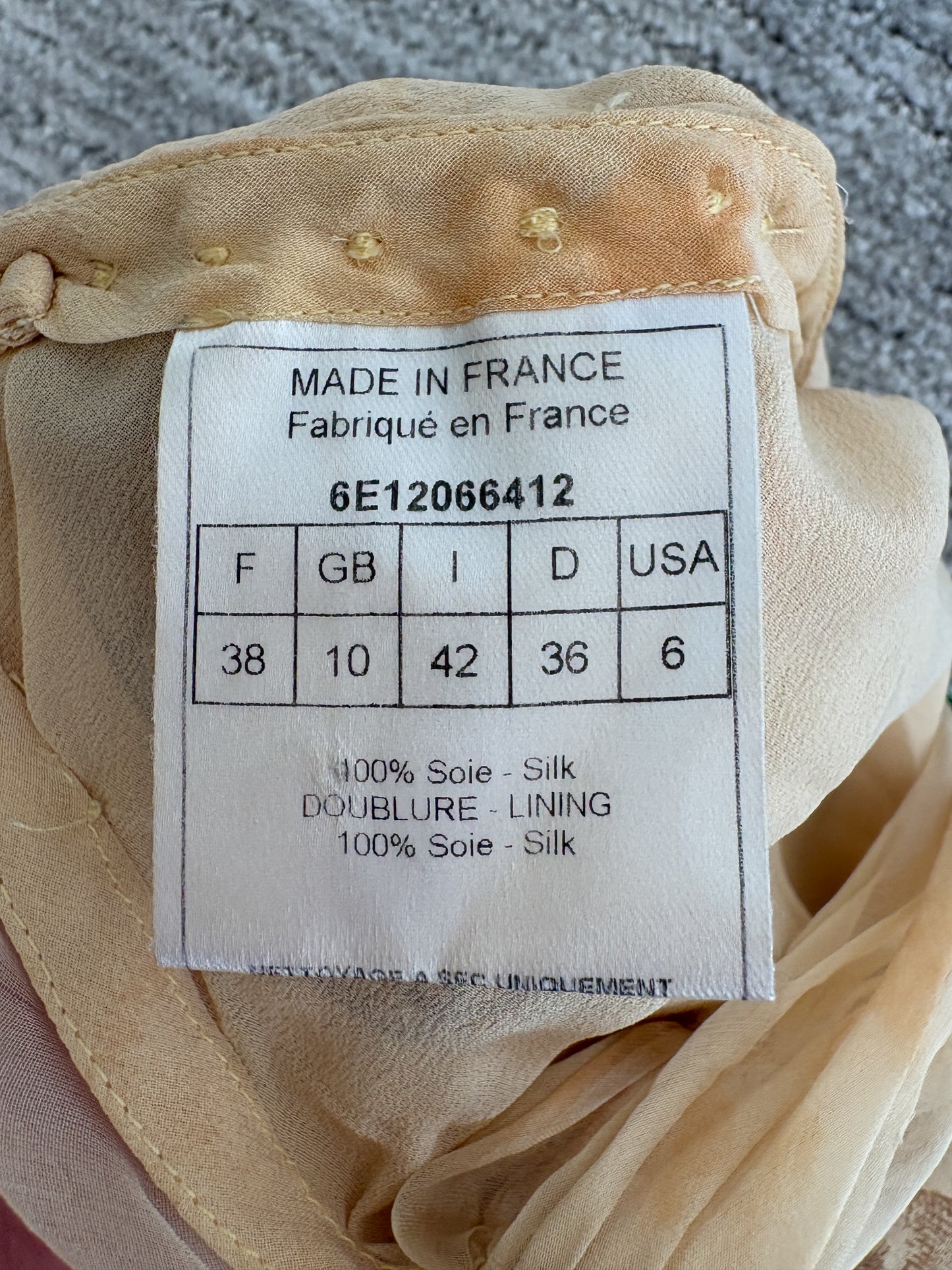 SS 2006 Christian Dior Dress - Runway Print