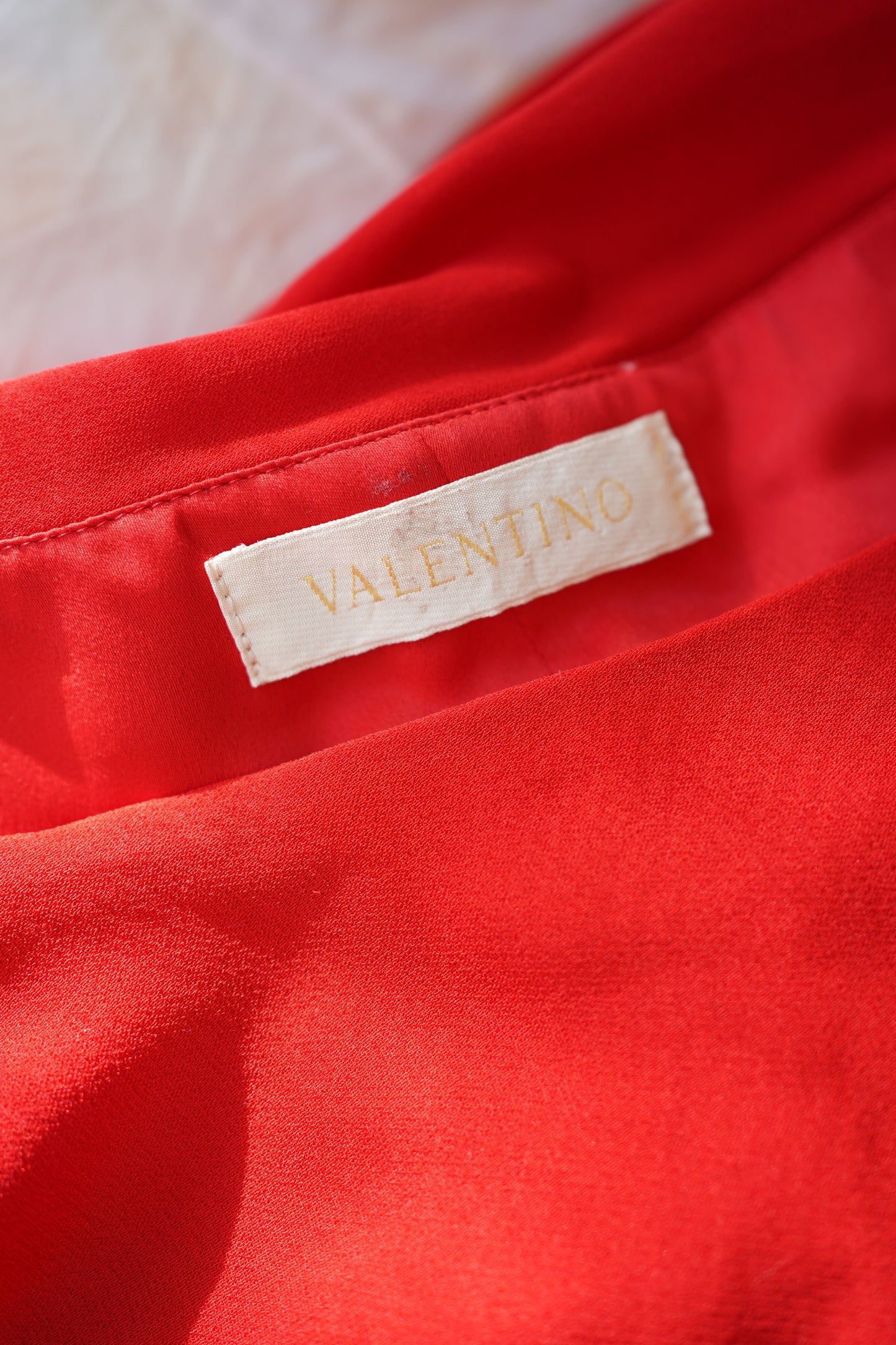 Vintage Valentino Red Cocktail Dress