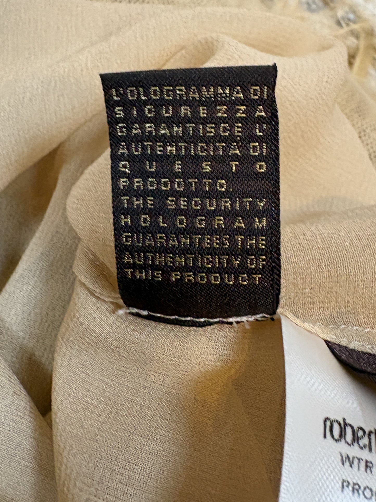 Roberto Cavalli Beaded Feather Dress (M-L)