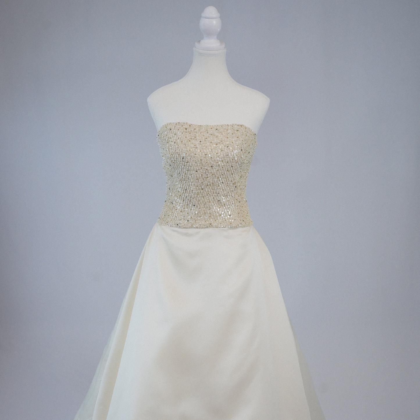 Vintage Vera Wang Beaded Silk Wedding Gown