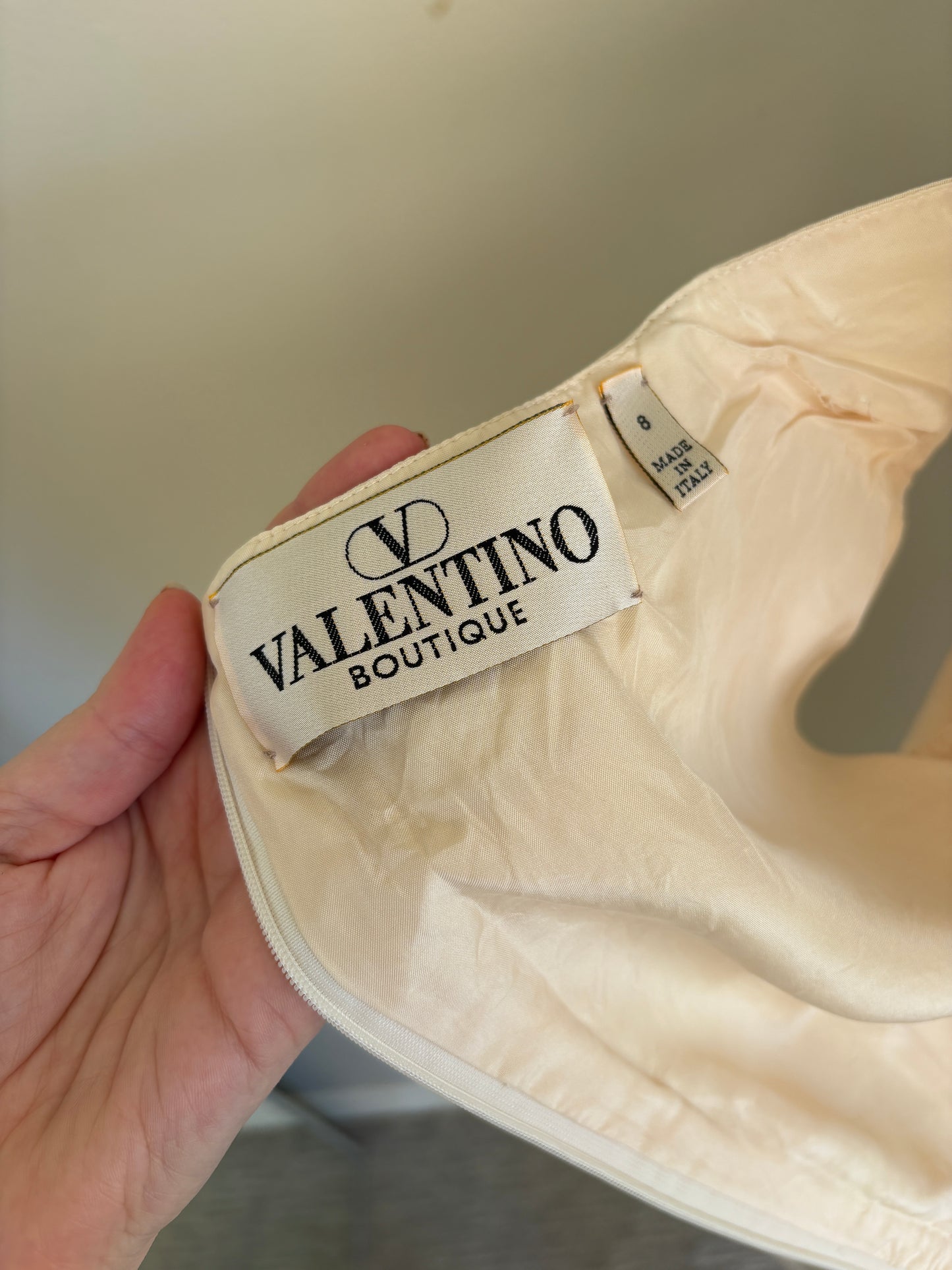 Valentino Boutique Asymmetrical Silk Dress