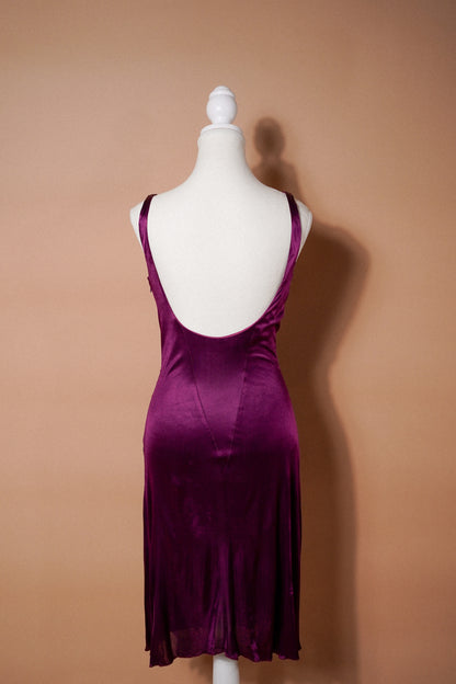 Versace FW 2006 Runway  Plum Pleated Dress