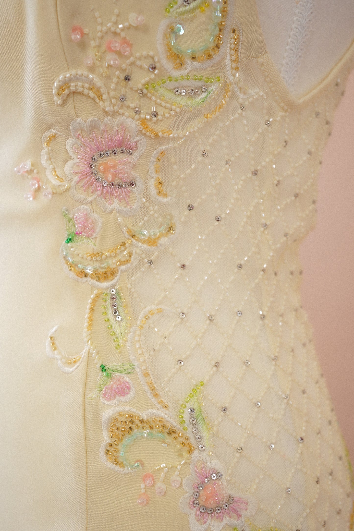 Stephen Yearick Butter Yellow Gown (S-M)