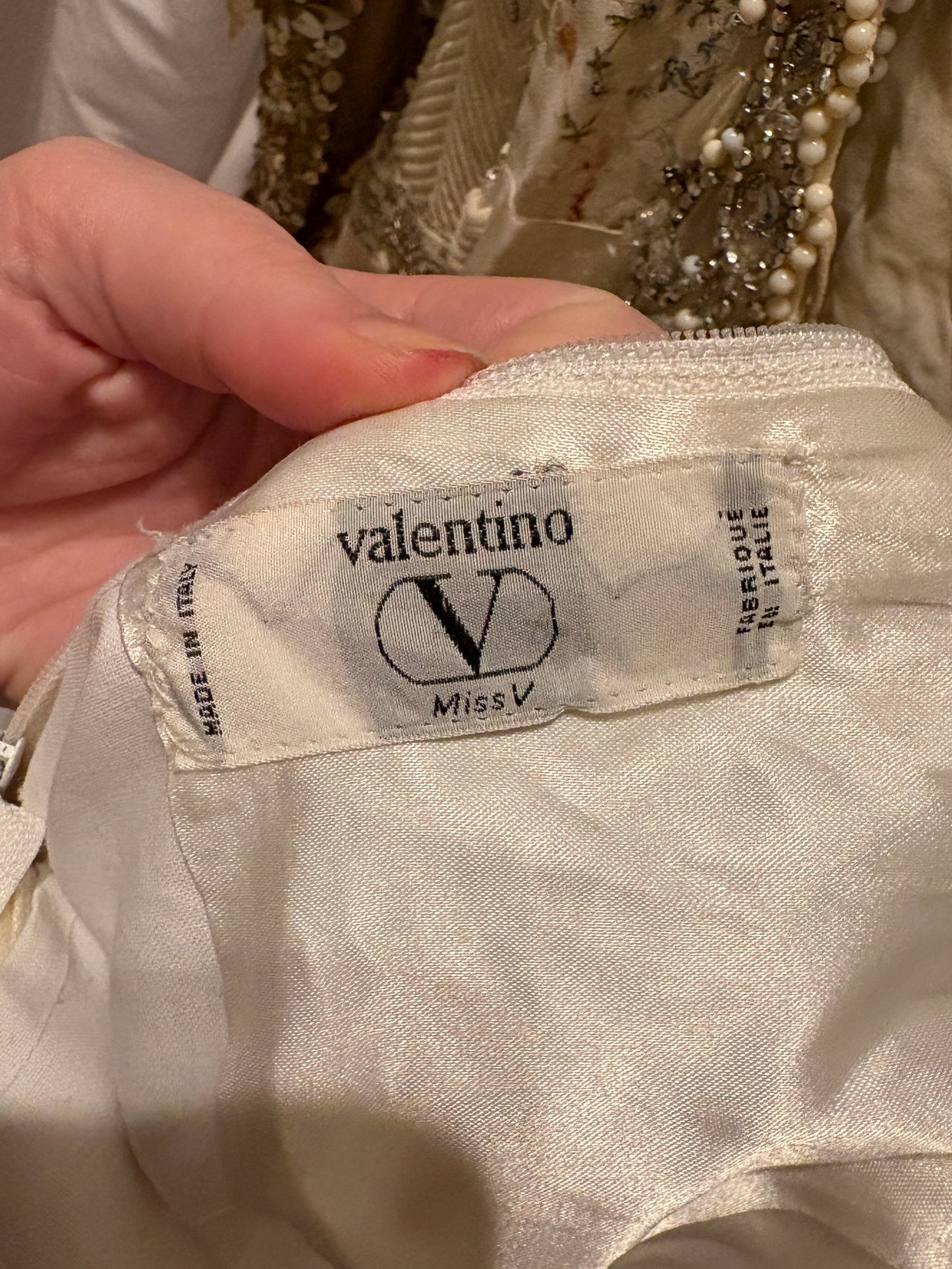 Vintage Valentino Miss V Wedding Gown