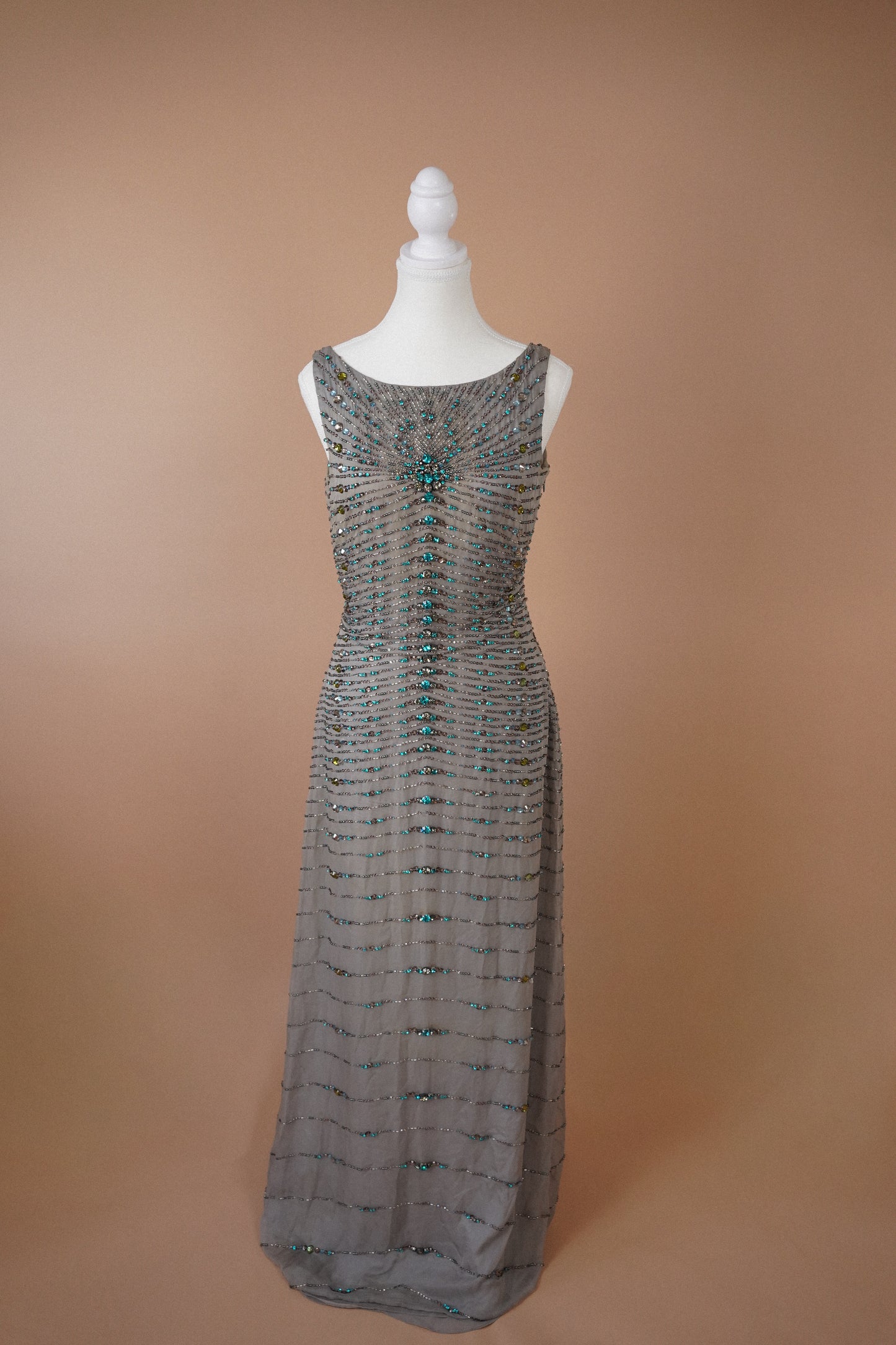 Valentino Beaded Crystal Gown (M)