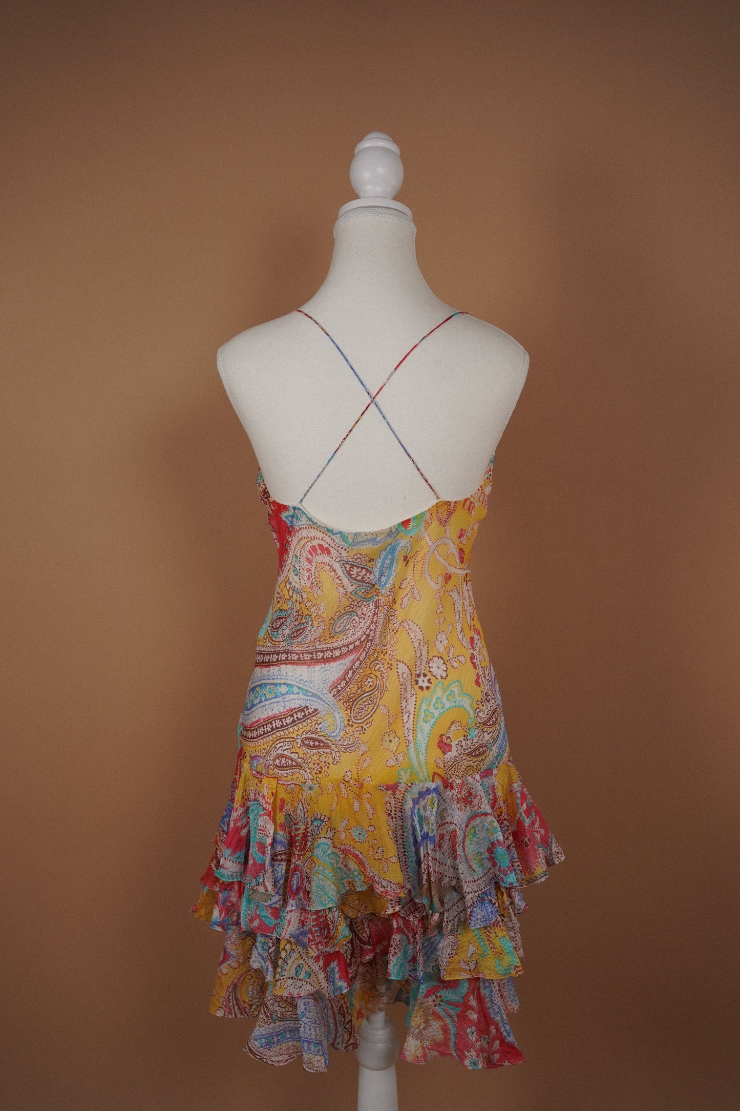 Resort 2008 Ralph Lauren Collection Silk Dress (M)