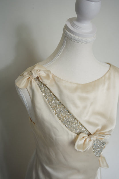 Vintage Est. 2002 Valentino Silk Beaded Gown