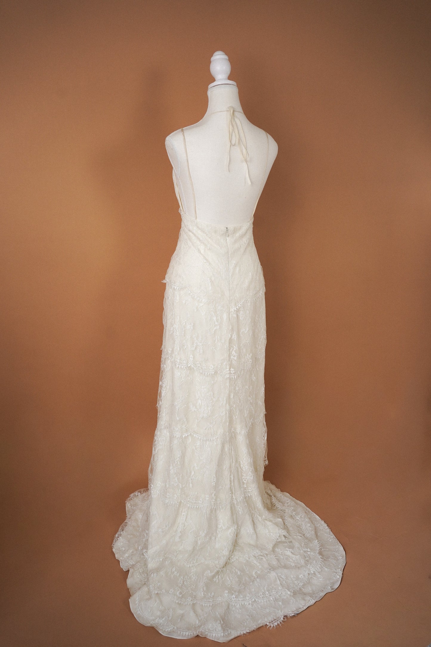 Blumarine Sposa Tiered Lace Gown (M-L)