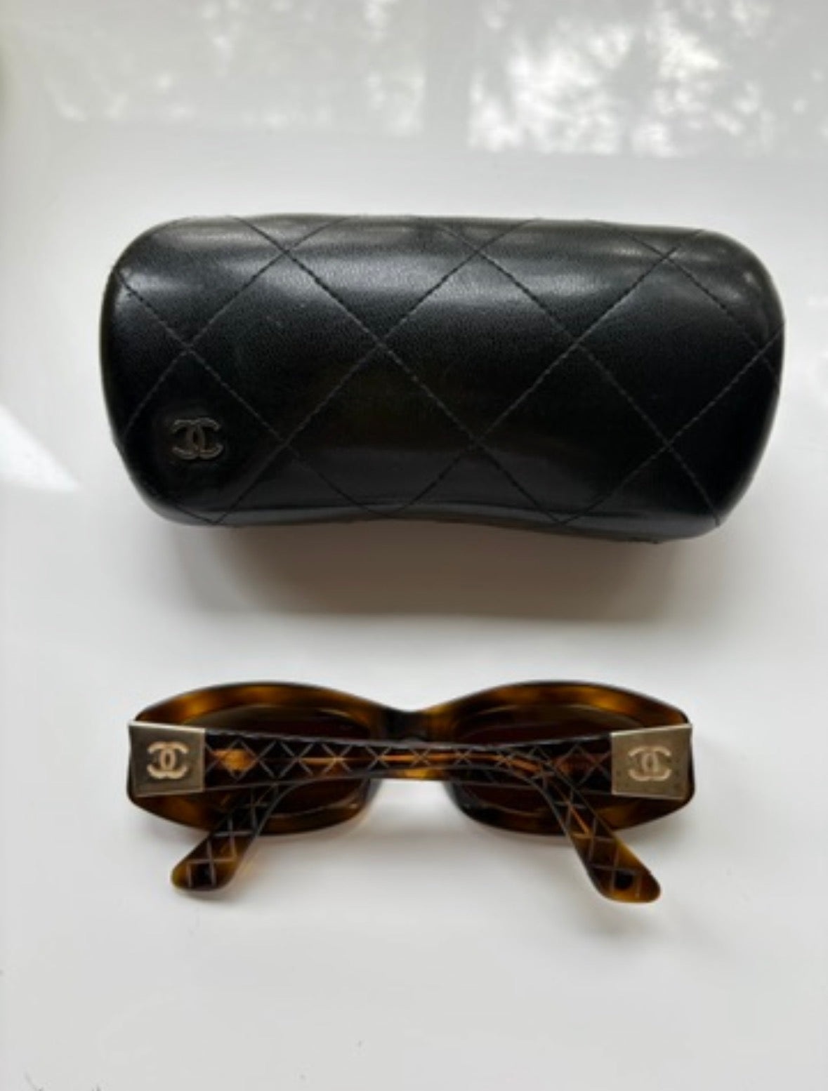 Vintage Chanel Tortoiseshell Sunglasses
