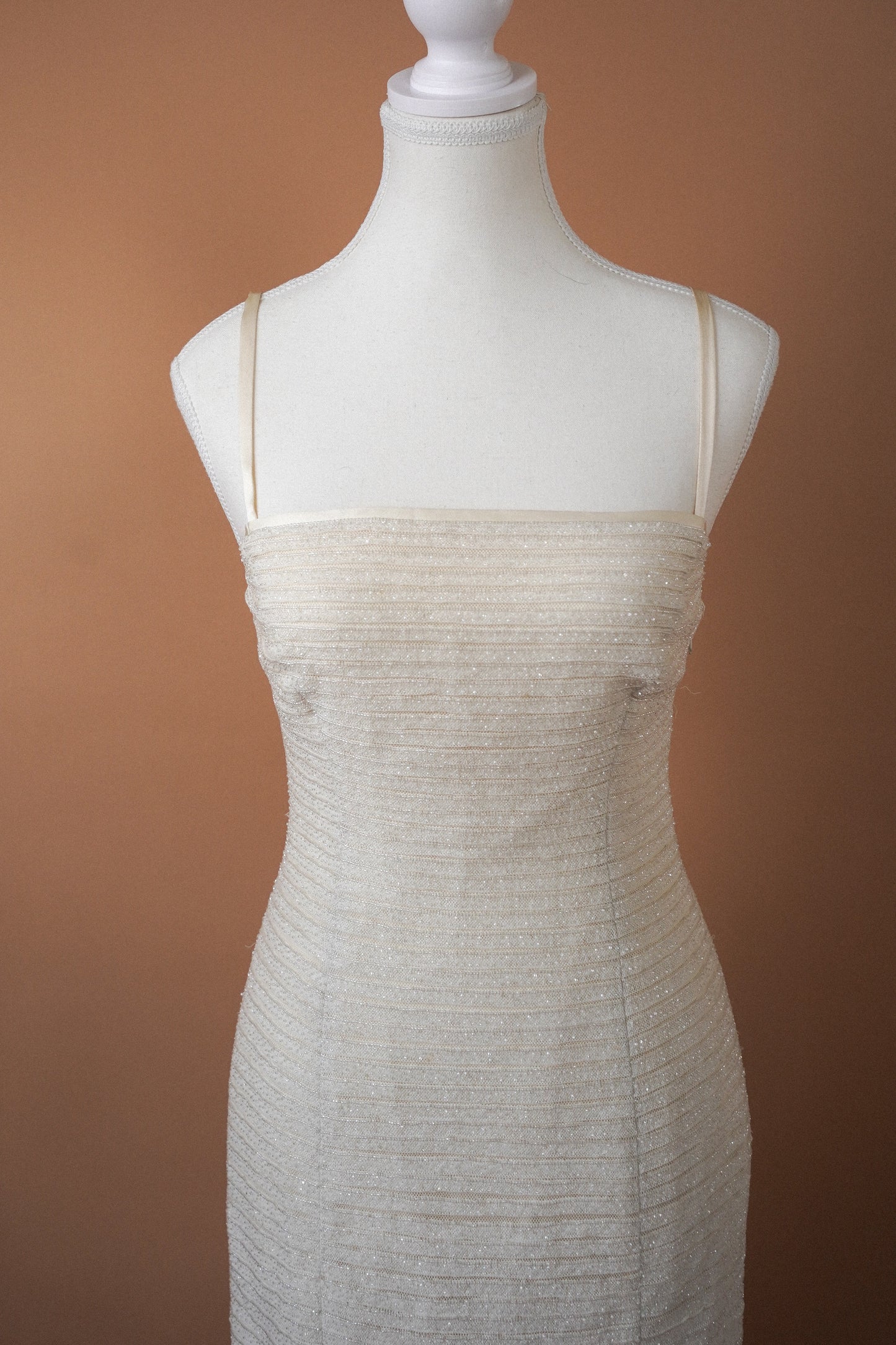Fall 2005 Runway Ralph Lauren Collection Beaded Ivory Gown (S)