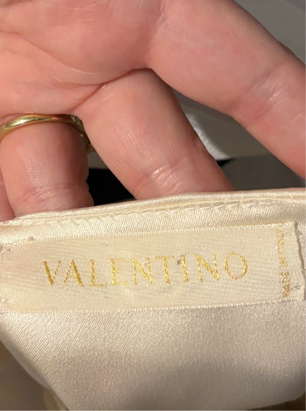 Vintage Valentino Silk Beaded Gown