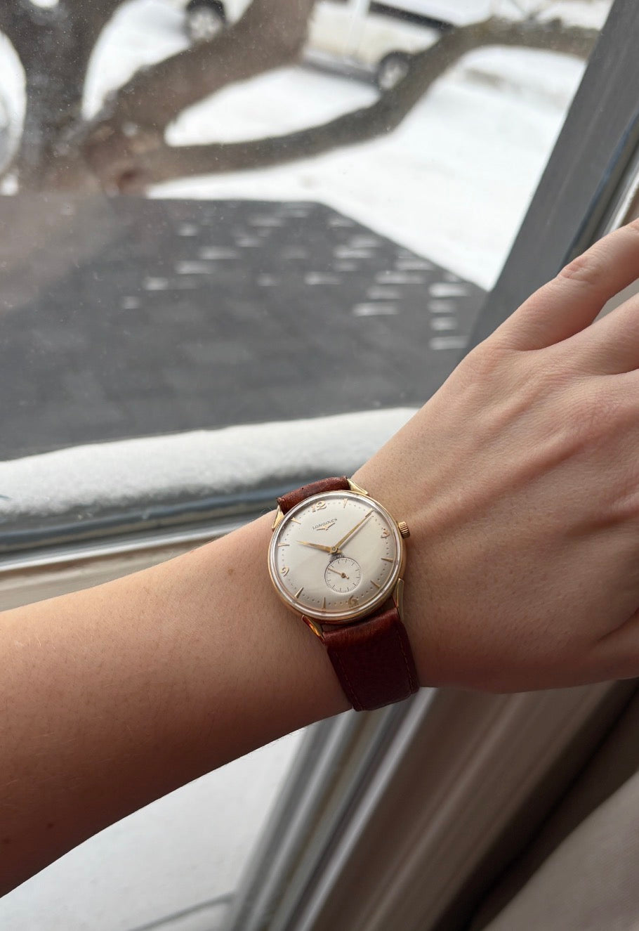 Vintage Longines Solid 14k Gold Watch