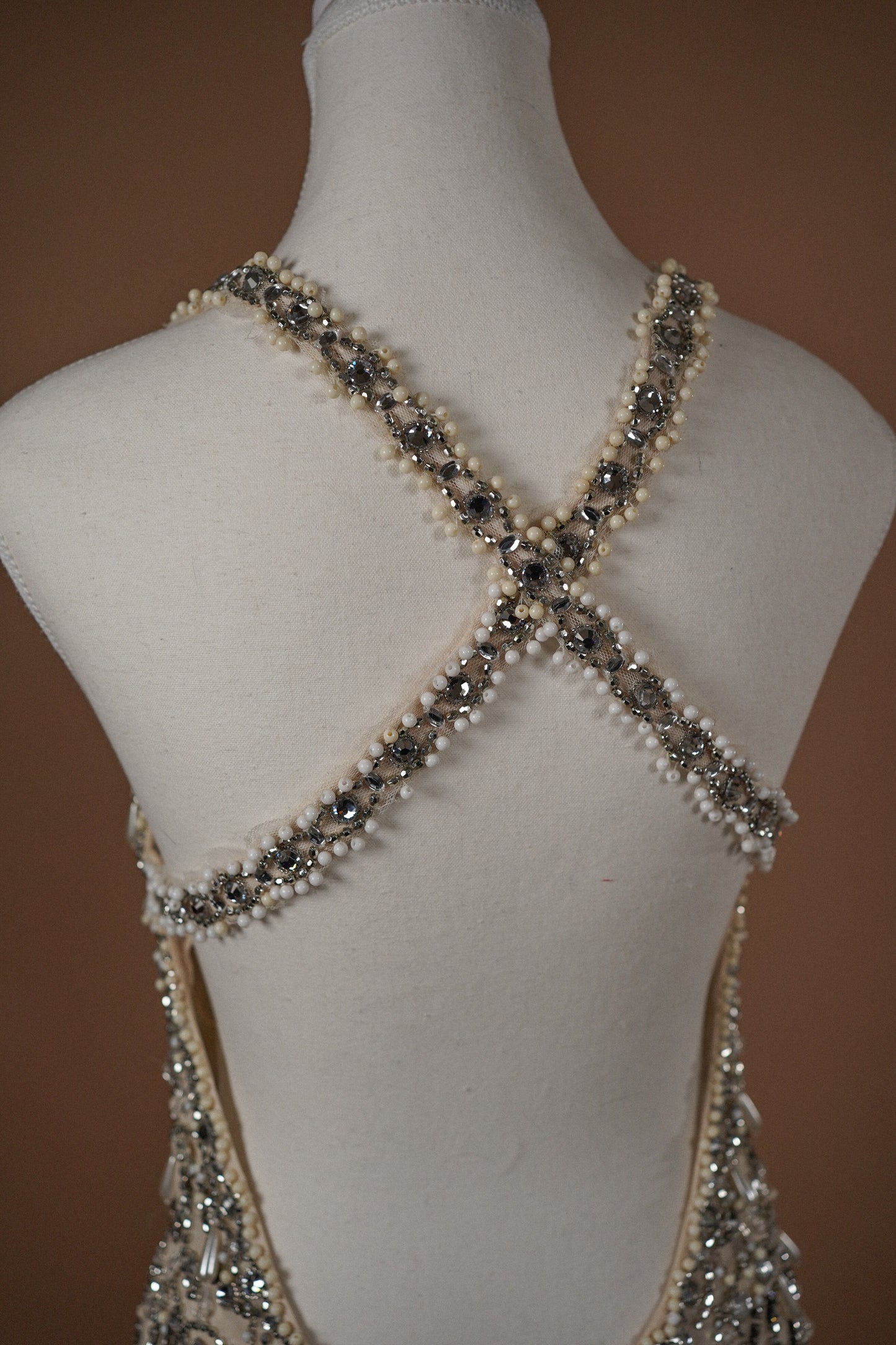 Jenny Packham Crystal Mini Dress