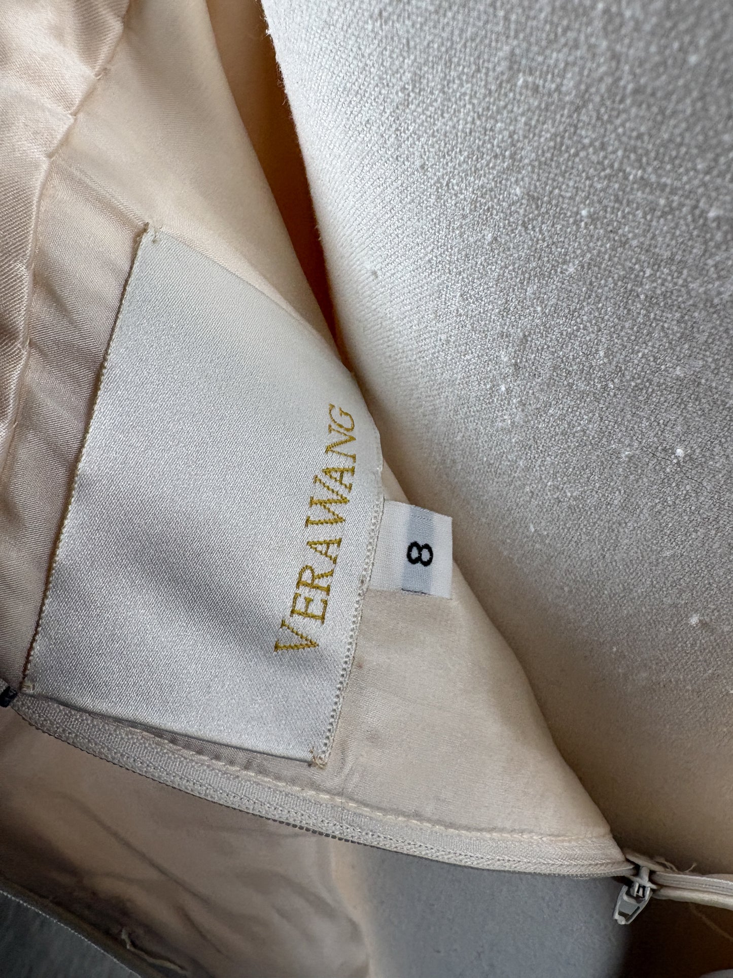 Vintage Vera Wang Strapless Wedding Gown