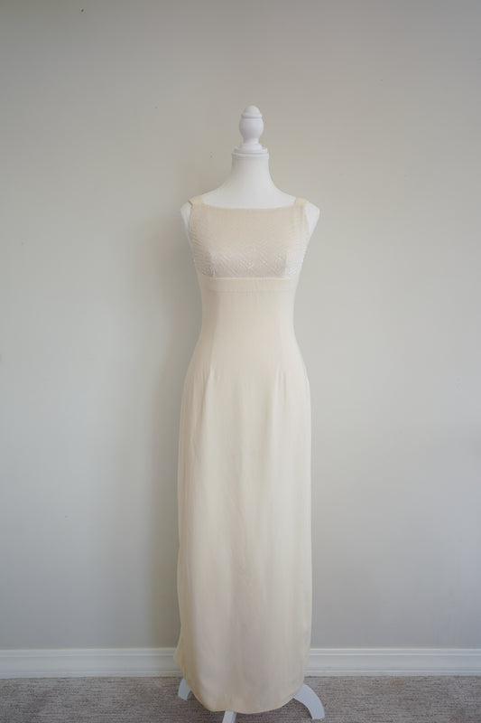 Giorgio Armani Beaded Column Dress (S)